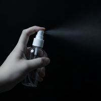 Clear Plastic Spray Bottles for Travel and Cosmetics, Refillable Fine Mist Atomizer