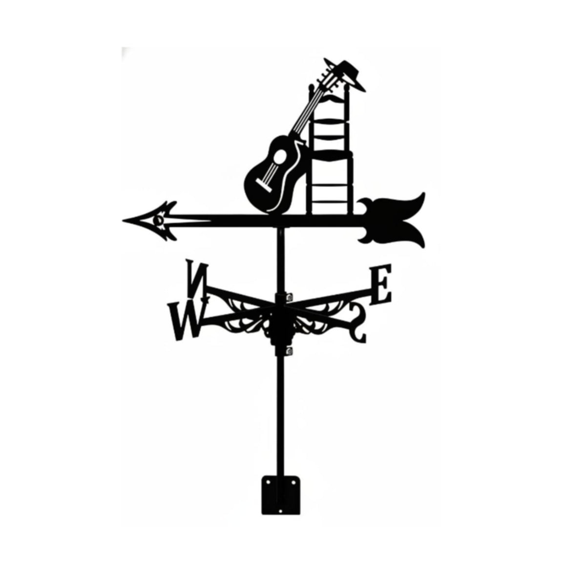 Stainless Steel Steam Train Weathervane Spray Painted Finish Train Weather Vane Anti-Rust Coating for Yard, Barn
