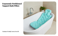 Non-Slip Bathtub Mat Additional Thick Padding Non-Slip Bathtub Pad Padded Bath Mattress Foldable Full Full-Length Bath Pillow