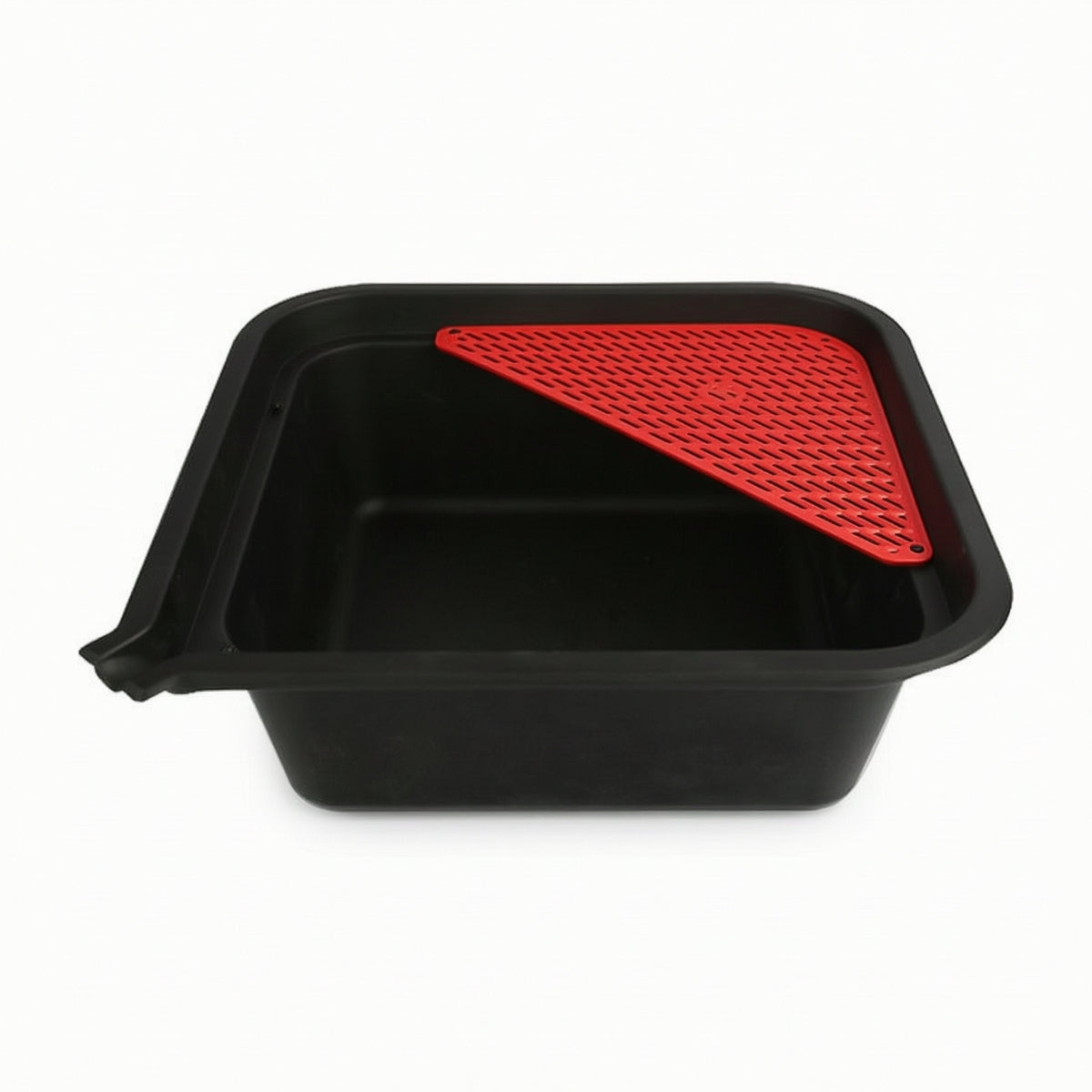 Oil Drain Pan Square Oil Drain Tray with Insert Container Heat-Resistant Long-Lasting for DIYers, Garage, Repair Shop