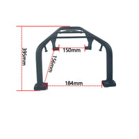 Motorcycle Rear Cargo Rack Stable Motorcycle Rear Luggage Rack Rust Resistant Luggage Carrier for Motorcyclists, Trail Riding, Commuting