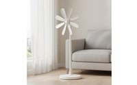 Grille-Less Floor Fan Quiet Function Transformable Pedestal Fan Air Circulator Energy Saving Home Appliance for Students