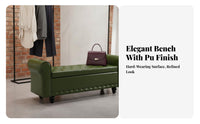 Multi-Functional Tufted Bed End Ottoman timeless Design Storage Bench Easy to Clean Upholstered Seat for Decor lovers, Decorators, Entryway, Bedroom, Walk-in Closet, Living Room