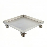 Portable Planter Tray Heavy-Duty Plant Pot Tray with Casters Leak-Resistant Planter Base for Gardeners, Homeowners, Patio, Balcony