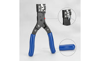 Cable Tie Tensioning and Cutting Tool Manual Cable Tie Tensioner with Cutter Ratcheting Pliers for Electricians, Electrical Work