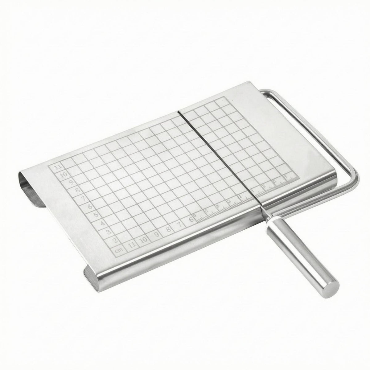 Stainless Steel Soap Cutter Measurement Grid Handmade Soap Cutter Anti Slip Craft Tool