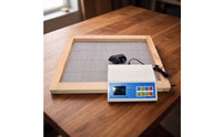 twinChannel Bee Venom Collector Wooden Bee Venom Collection Unit Electric Equipment Functional for Field, Workshop