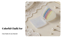 Multi-Color Sewing Chalk Set Assorted Colors Sewing Chalk Washable Marks for Tailors, DIY Enthusiast S, Pattern Making, Fashion Studio