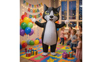 Full Body Inflatable Costume Halloween Animal Costume Lightweight Mascot Suit Funny for Stage Performances
