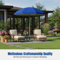 Double Layer Design Replacement Umbrella Canopy Sun Protection Umbrella Replacement Canopy Thickened Material Shade Umbrella Cover Fade Resistant for Business Owners, DIY Enthusiasts, Courtyard, Backyard, Poolside, Balcony
