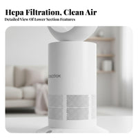 Hot & Cool Function Bladeless Fan Multiple Speeds & Modes Cooling and Heating Fan Wide Angle Oscillation for Homeowners, Living Room, Office
