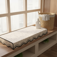 Bay Window Cushion Mat for Bedroom Balcony, Machine Washable, All-Season