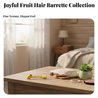 Fruit Hair Fastener Cute and Playful Three-Dimensional Fruit Barrette Bangs Side Fastener Candy Colored Novelty Hairpin Bright