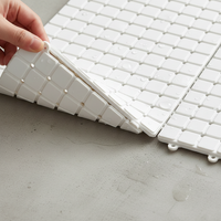 TPE Non-Slip Interlocking Shower Mat for Bathroom