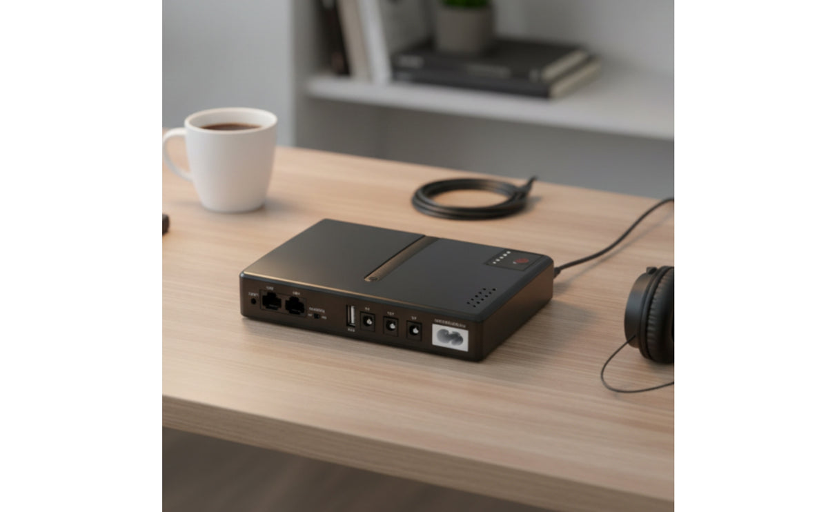 Short-Circuit Protection UPS with Multiple Output Voltages Versatile DC UPS Uninterrupted Backup Power Supply Reliable for Home Network