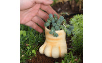 Feline Foot Planter Adorable Paw Shaped Flower Pot Feline Blossom Pot for Patio