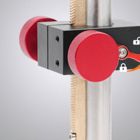 Precision Adjustment Manual Z Axis Stage Aluminum Alloy Rack and Pinion Stage Anodized Surface Vertical Lift Platform Easy to Install for Researchers, Experiment