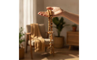 Wooden Rosary with Crucifix Religious Jewelry Corded for Prayer, Daily Wear