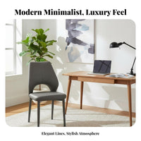 Upholstered Architectural Spinerest Seat Minimalist Design & Appearance Dining Chair Ergonomic Design Contouredd Spinerest