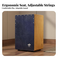 Percussion Box Wooden Construction Percussion Box Drum Internal Snare Cords Percussion Instrument for Percussionists, Street Musicians