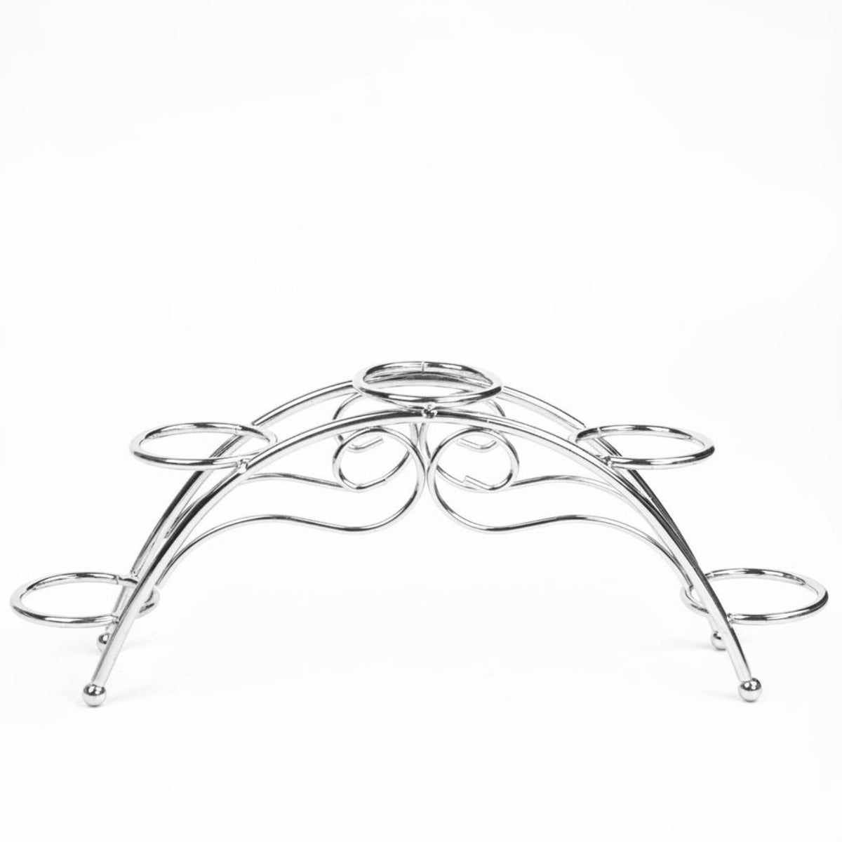 Ball Holder with Five Rings Versatile Crystal Ball Display Stand Spherical Stand for Home Decor