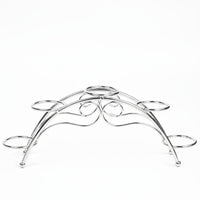 Ball Holder with Five Rings Versatile Crystal Ball Display Stand Spherical Stand for Home Decor