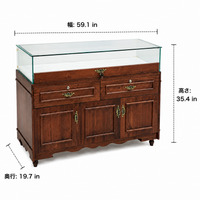 glass display case