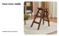 transformable Ladder Chair Multi-Functional Kitchen Seat Foldable for Home, Adults
