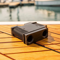 Marine Bumper Line Adjuster Slimline Bumper Line Adjuster with Dual Openings Hardware Adjustable User-Friendly