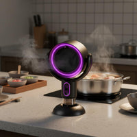Desktop Range Hood Easy to Clean Portable Smoke Extractor Low Noise for Students