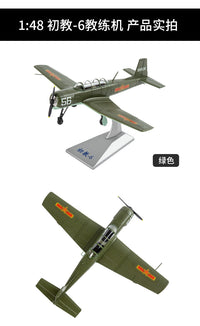 Chuangqin 1:48 CJ-6 Trainer Aircraft Static Model Display