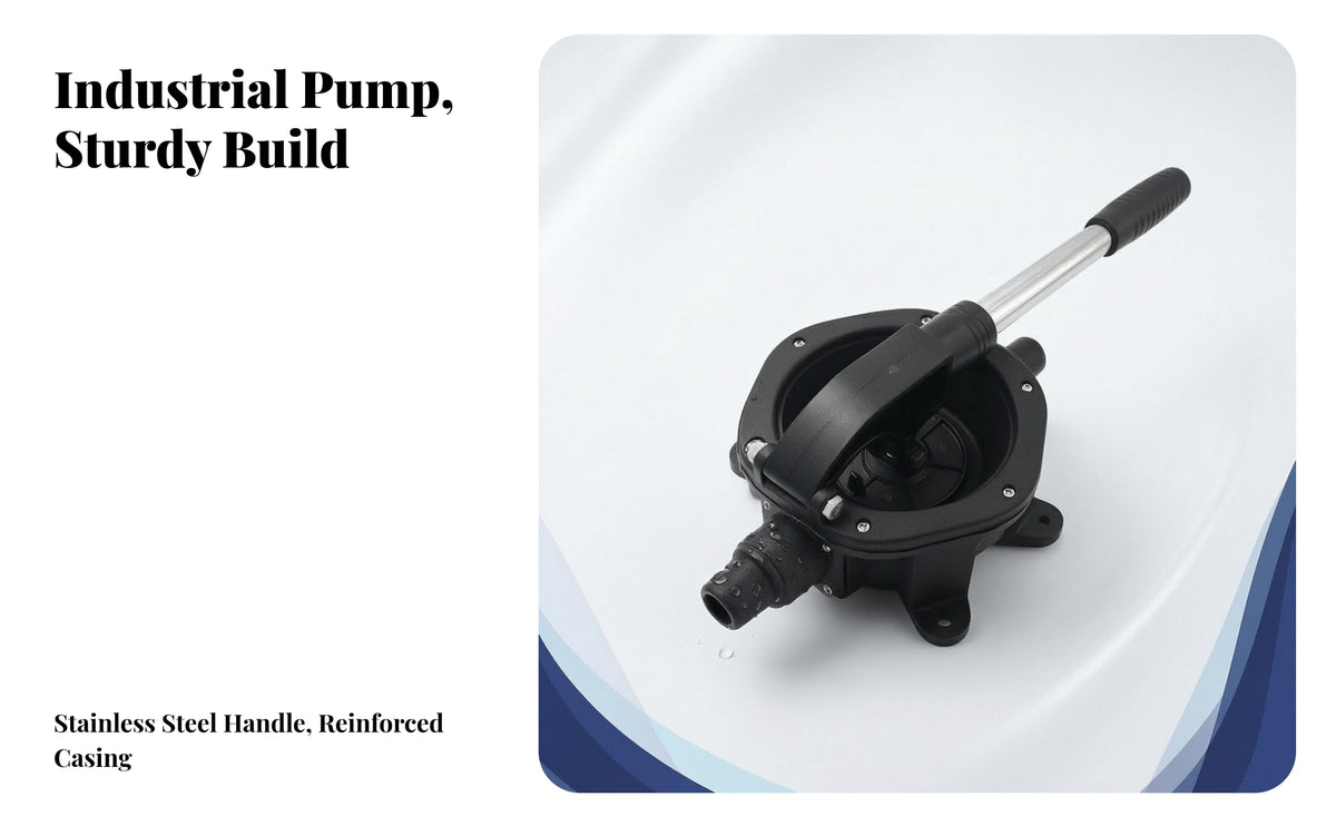 Heavy-Duty Bilge Pump with Mounting Feet