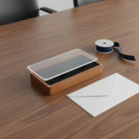 Double Coin Display Case Wood Finish Double Coin Presentation Box Visible Window