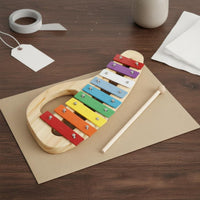 8-Note Xylophone Easy to Hold Colorful Wooden Xylophone Child Mallets Kids Glockenspiel for Young Children, Preschool, Kindergarten