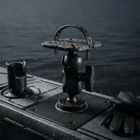 Sturdy 360° Fish Detector Mount Heavy Duty Kayak Navigation Mount Adjustable Angle for Fishing
