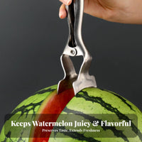Stainless Steel Fruit Clamp Long-Lasting Water Fruit Splitter Tongs Water Fruit Breaking Tool Easy to Use Fruit Display Clamp