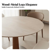 CenturyCentury-Century-1900s modern design Round Pedestal Table Space-Saving Household Furniture Modern Minimalist Design Easy-to-Clean Surface for Apartment Dwellers, Families, Homeowners, Dining Room, Small Living Spaces, Kitchen, morning dining corner