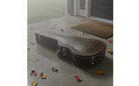 34 Inch Acoustic Guitar Case Arched Top Hardshell Guitar Case Ergonomic Handle Instrument Storage for Travel