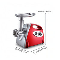 Compact Electric Meat Grinder Easy to Clean Meat Grinder with Sausage Stuffer Portable Appliance Allall-Purpose for Home Cooks