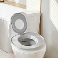 Easy to Clean Cat Toilet Training Aid with Detachable Lid Removable Cat Toilet Training Tray Long-Lasting Comfortable for Bathroom