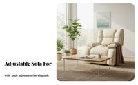Fully Reclinable Reclining Armchair Rocking Function Swivel Recliner Adjustable Recline Lounge Chair Full Body Support for Adults, Homeowners, Seniors, Living Room, Bedroom, Study, Office