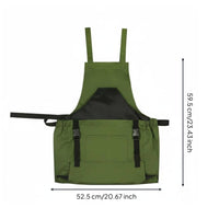 Gathering Apron with Release Buckle Waterproof Fruit Picking Apron Multi-Functional for Orchard