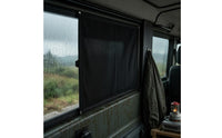 Oxford Cloth RV Window Sunshade Black Car Window Sunshade Textured Vehicle Accessory Rounded Corners