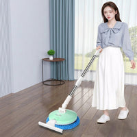Window Cleaner Electric Mop for Car Cleaning and Car Wash, Waterproof Stainless Steel Extension Pole, Rotating Cleaning Mop, Retractable Handle