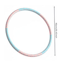 Adjustable Exercise Hoop Gift Idea Detachable Exercise Hoop Double-Layer Padding for Flexibility Training Practice