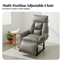 Foldable Design Folding Lazy Chair Fully Reclinable Adjustable Recliner Chair Space Saving Single Person Sofa Includes Pillow for Not on Ice Workers, Students, Adults, Dorm Room, Bedroom, Reading, Watching Movies