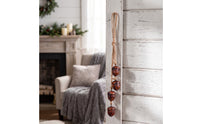 Decorative Bell with Rope Rustic Jute Rope Bells Hanging Bells Aged Bronze Ornament Handmade for Doorway, Wreaths