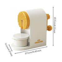 Hand Crank Ice Shaver No Electricity Needed Portable Shaved Ice Cone Creator
