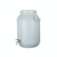 Fermentation Barrel with Spigot Versatile Sturdy Duty Plastic Drum Sturdy-Duty Liquid Container Reusable for Gardeners, Garden