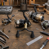 Carbon Fiber Spinning Reel Handle with Balance Bar for 1000-5000 Series Fishing Reels